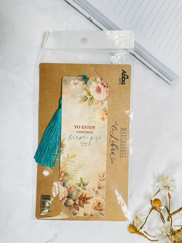Image of Marcador de Libro con Tassel. Yo Estoy Contigo
