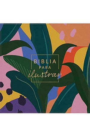 Biblia RVR 1960 para Ilustrar Floral Símil Piel