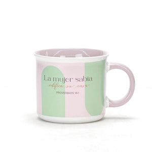 Taza 18 OZ Colección Mujer Virtuosa La Mujer Sabia