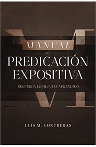 Image of Manual de Predicación Expositiva