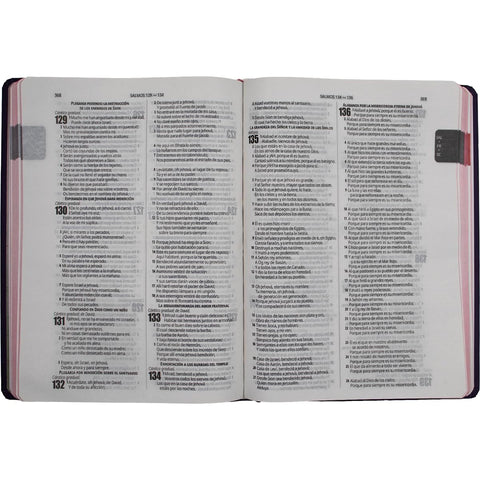 Image of Biblia RVR 1960 Biblia Slim con Margen Canto Rosa