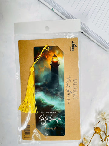 Image of Marcador de Libro con Tassel. No Tengas Miedo