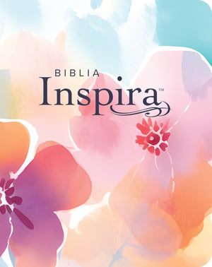 Biblia NTV Inspira Paraíso Floral Símil Piel