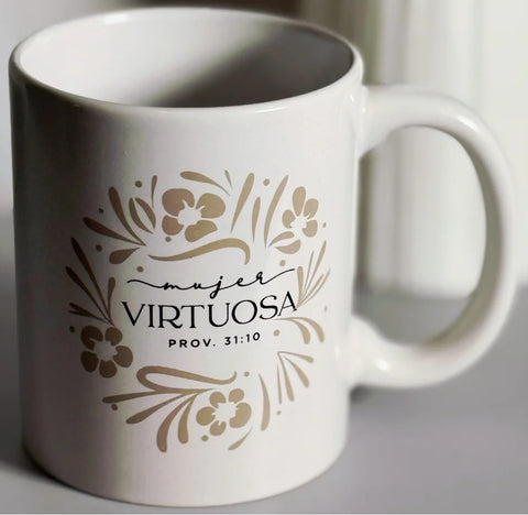 Image of Taza Minimalista: Mujer Virtuosa