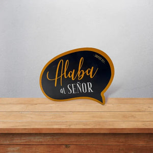 Placa: Palabras Sabias de la Biblia Alaba al Señor