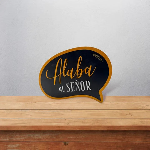 Image of Placa: Palabras Sabias de la Biblia Alaba al Señor