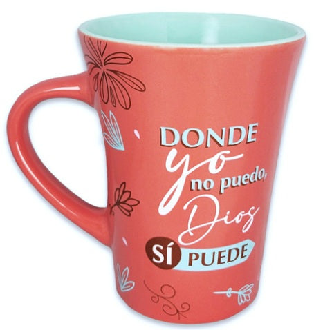 Image of Taza Mensajes de Bendicion Donde yo no Puedo Dios si Puede