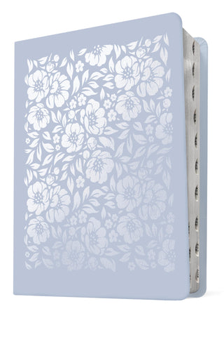 Image of Biblia NTV Margen Amplio con Filament Símil Piel Floral Índice