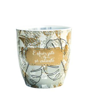 Taza Alegría Esfuerzate y se Valiente