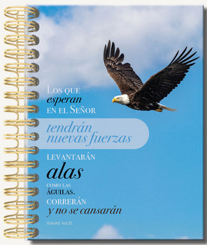 Libreta de Anillas con Elásico Los que Esperan el Señor