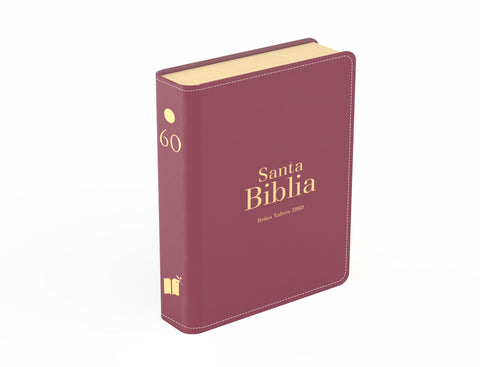 Image of Biblia RVR 1960 Bolsillo Símil Piel Borgoña