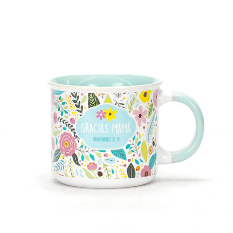 Image of Taza 18 OZ Colección Mujer Virtuosa Gracias Mamá