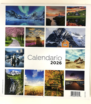 Calendario Paisajes 2026 Árbol otoñal