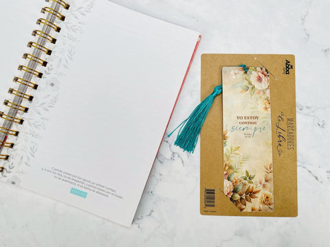 Image of Marcador de Libro con Tassel. Yo Estoy Contigo
