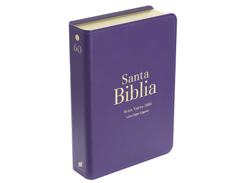 Image of Biblia RVR 1960 Letra Súper Gigante Símil Piel Púrpura