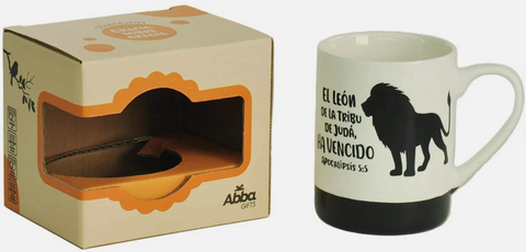 Image of Taza 17 OZ Colección Gracia sobre Gracia. El león de Judá