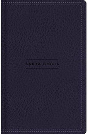 Biblia NVI Compacta Ultrafina Piel Azul Marino