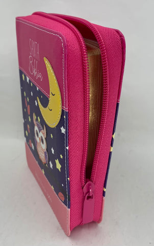 Image of Biblia RVR 1960 Bolsillo Fucsia Lila Rosa Símil Piel con Cierre