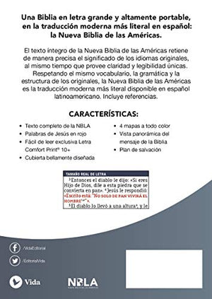 Biblia NBLA Ultrafina Letra Grande Azul