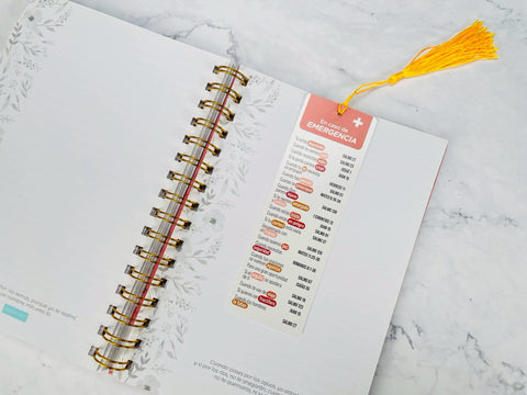 Image of Marcador de Libro con Tassel. En Caso de Emergencia