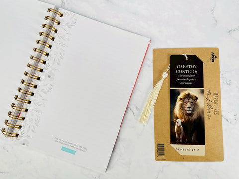Image of Marcador de Libro con Tassel. Yo Estoy Contigo León
