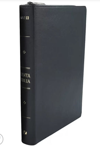 Image of Biblia NVI Letra Grande Madera con Cierre