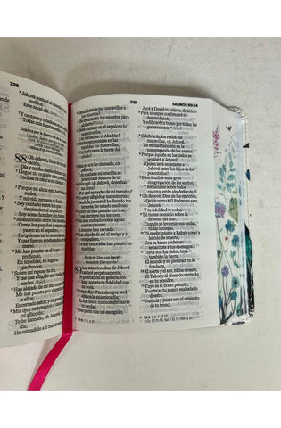 Image of Biblia RVR 1960 Bolsillo Lila Símil Piel