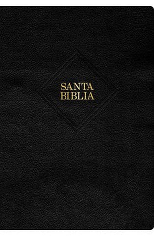 Image of Biblia RVR 1960 Súper Gigante Negro Piel