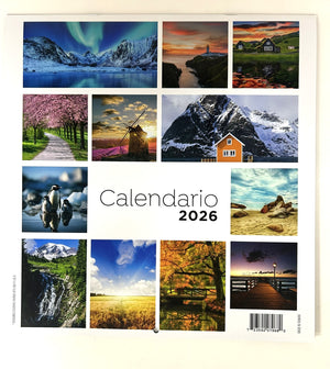 Calendario Paisajes 2026 Acantilados al atardecer