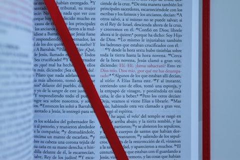 Image of Biblia RVR 1960 para Regalos y Premios Rojo con Sopa de Letras