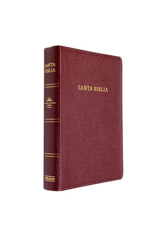 Image of Biblia RVR 1960 Letra Gigante Borgoña Símil Piel con Índice