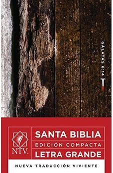 Biblia NTV Compacta Letra Grande GaLatas 6:14 Letra Roja Sentipiel