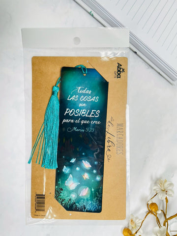 Image of Marcador de Libro con Tassel. Todas las Cosas