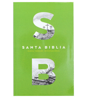 Biblia NVI Tamaño Manual Rústica Verde