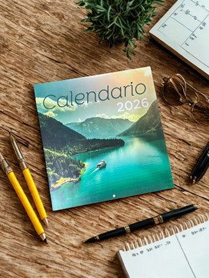 Calendario Paisajes 2026 Lago alpino