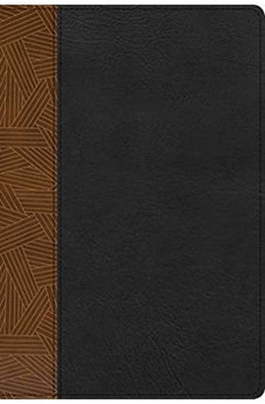 Biblia RVR 1960 de Estudio Arco Iris Tostado Negro Símil Piel con Índice