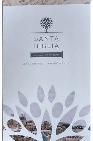 Biblia RVR 1960 Letra Grande Tamaño Manual Negro con Cierre