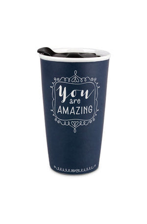 Termo -  en Ingles - You Are Amazing - Azul